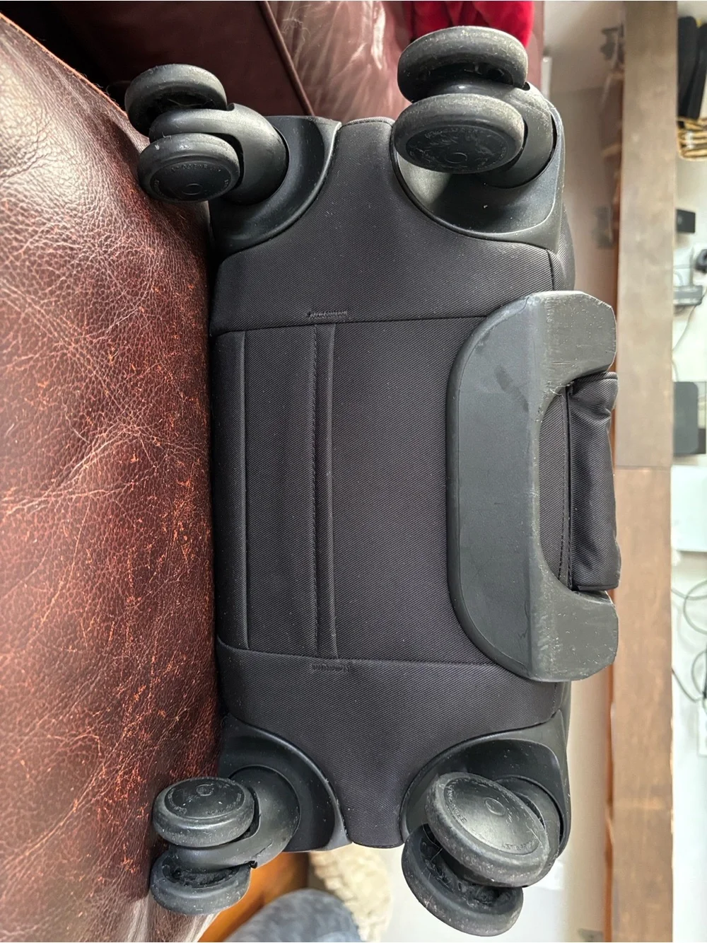 Briggs & Riley Black Spinner Carry-On with Front Pocket